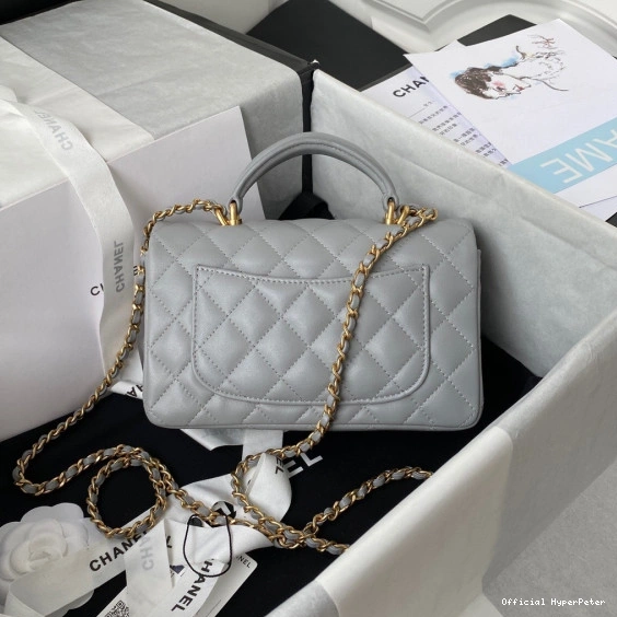 Hyper Peter MINI TOP HANDLE CHANEL WITH FLAP BAG 0802